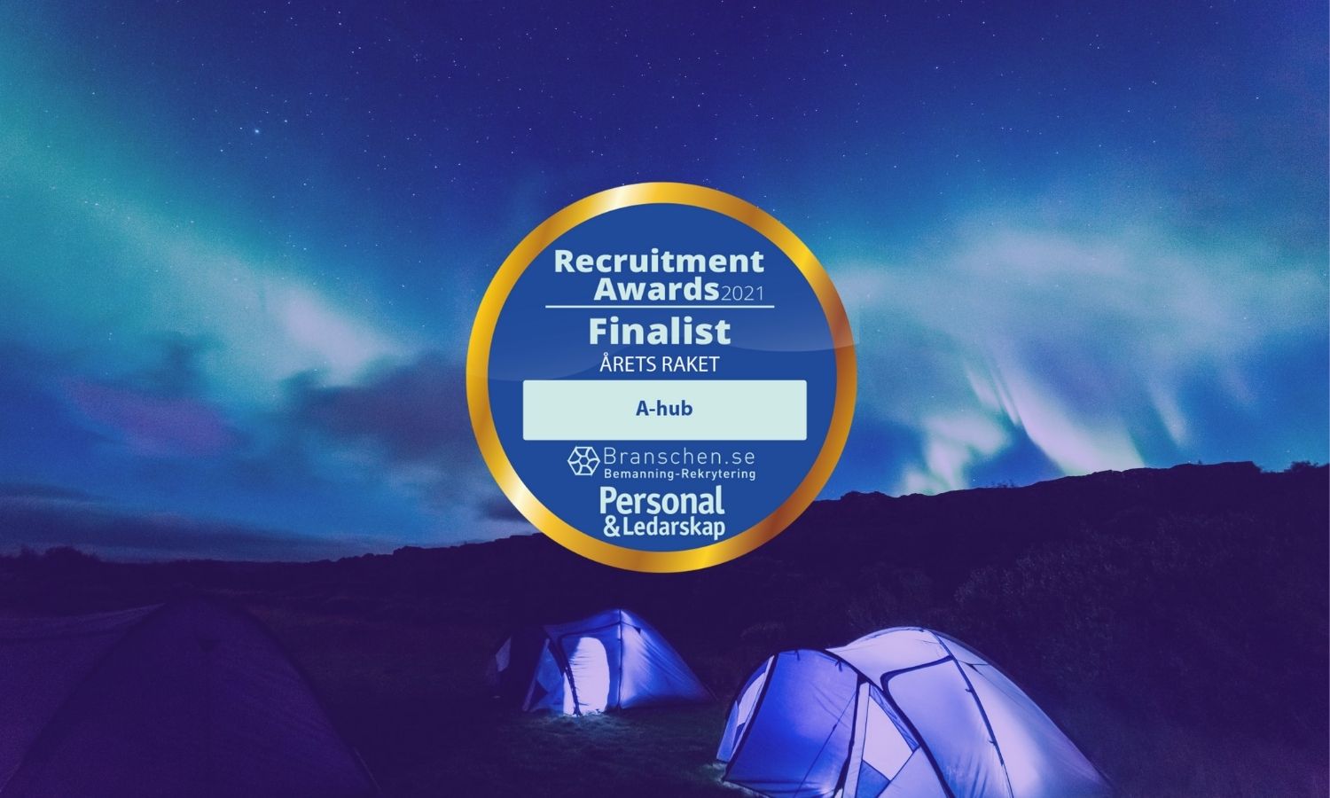 A-hub är finalister i årets Recruitment Awards!